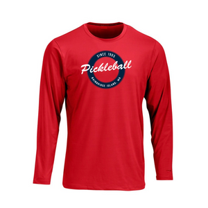 "’65 Throwback" UPF 50+ Long Sleeve Performance Tee - Red