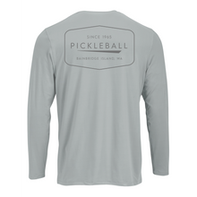 Load image into Gallery viewer, Classic Pickleball - &quot;Since 1965&quot; Long Sleeve Crew Performance Tee - Grey