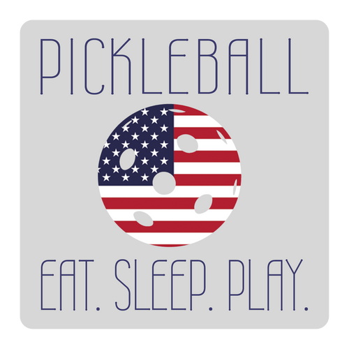 Eat. Sleep. Play. USA Classic Logo Decal