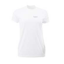 Load image into Gallery viewer, Classic Pickleball - “Pickleball Flag&quot; Women’s UPF 50+ Short Sleeve Performance Tee - White