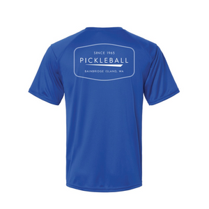 Classic Pickleball -“Since 1965" UPF 50+ Short Sleeve Performance Tee - Royal Blue