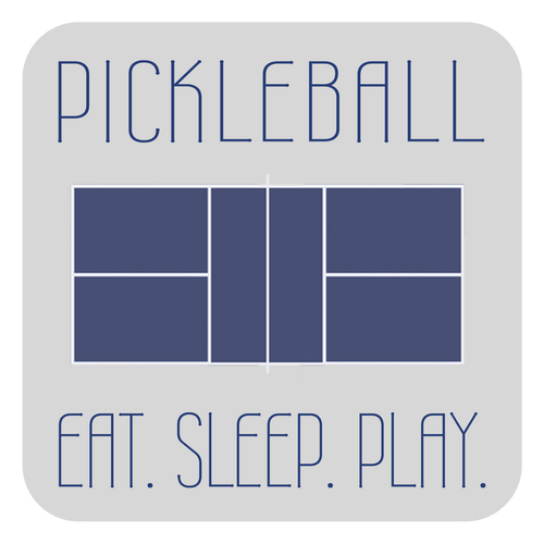 Eat. Sleep. Play. Pickleball Court Decal