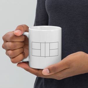 Classic Pickleball - "Court" Coffee Cup - Charcoal