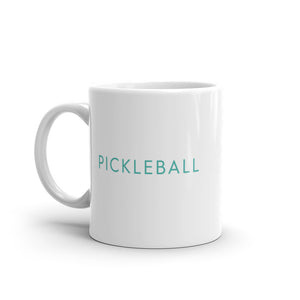 Classic Pickleball - "Pickleball" Coffee Cup - Teal