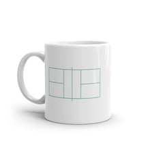 Load image into Gallery viewer, Classic Pickleball - &quot;Court&quot; Coffee Cup - Teal