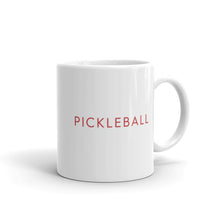 Load image into Gallery viewer, Classic Pickleball - &quot;Pickleball&quot; Coffee Cup - Deep Red